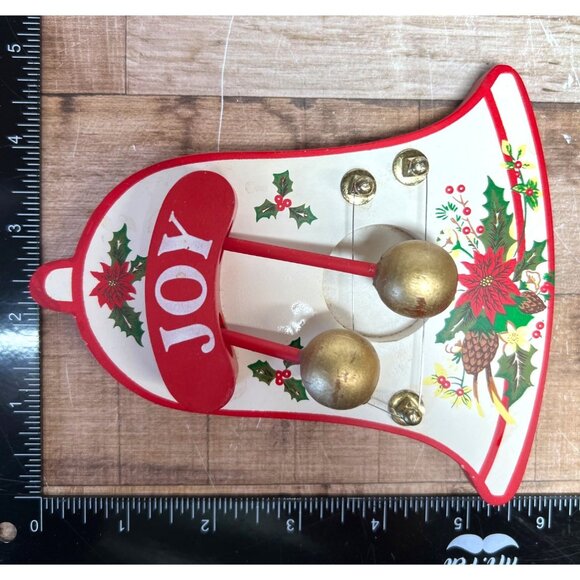Christmas Bell Door Harp With Joy Design & Box - Picture 4 of 4